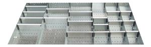 24 Compartment Steel Divider Kit External 1300W x750 x 75H Bott Cubio Metal Drawer Divider Kits 36/43020747 Cubio Divider Kit ETS 13775 24 Comp.jpg